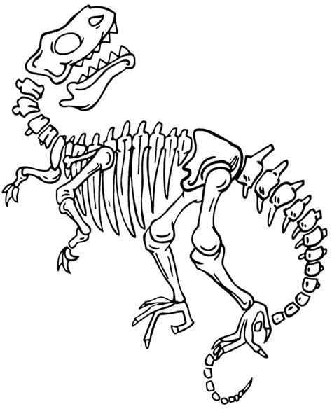 Dinosaur Skeleton Printable